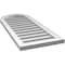 Ekena Millwork Round Top Surface Mount PVC Gable Vent: Functional, w/ 2"W x 1-1/2"P Brickmould Frame, 16"W x 38"H GVPRT16X3802SF - alternate 5